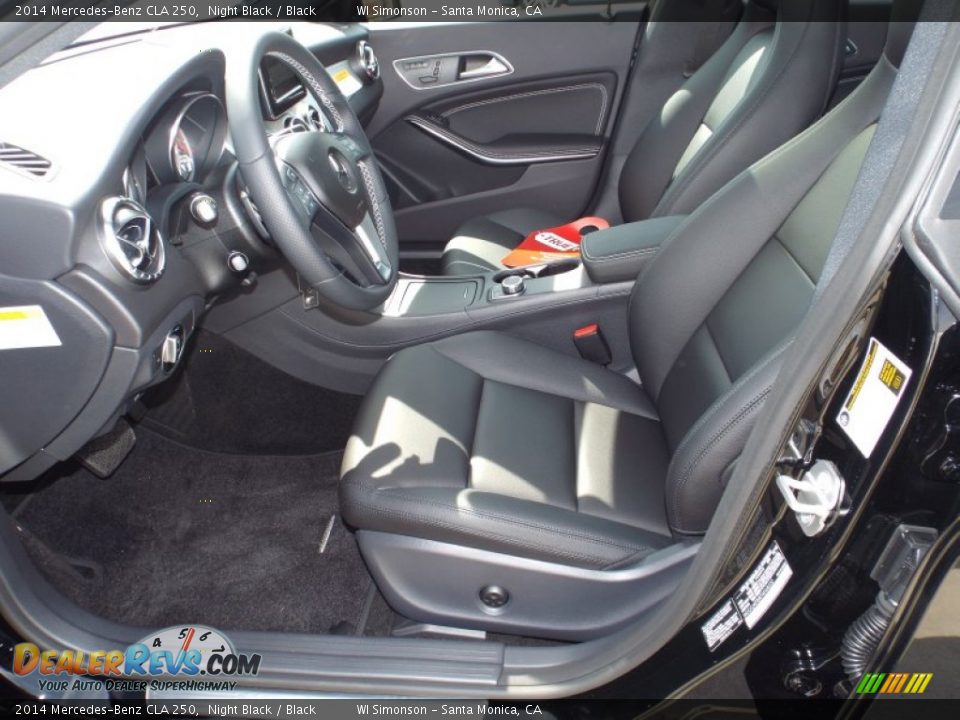 2014 Mercedes-Benz CLA 250 Night Black / Black Photo #7