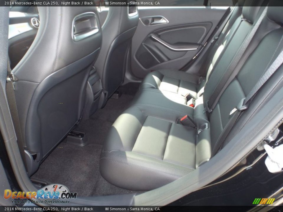 2014 Mercedes-Benz CLA 250 Night Black / Black Photo #8