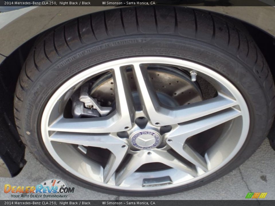 2014 Mercedes-Benz CLA 250 Night Black / Black Photo #10