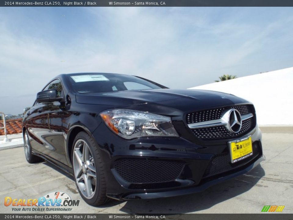 2014 Mercedes-Benz CLA 250 Night Black / Black Photo #11