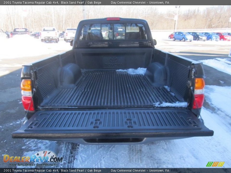 2001 Toyota Tacoma Regular Cab 4x4 Black Sand Pearl / Oak Beige Photo #6
