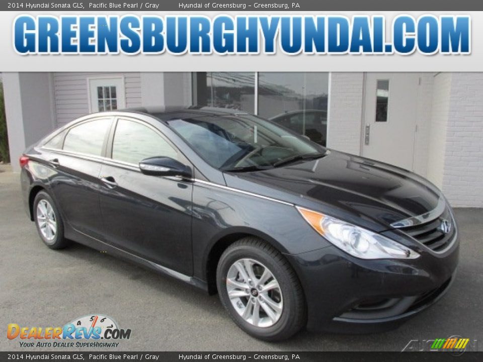 2014 Hyundai Sonata GLS Pacific Blue Pearl / Gray Photo #1