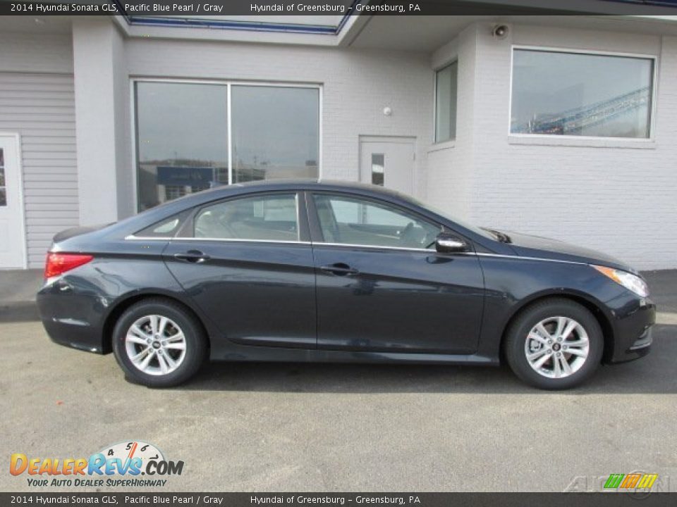 2014 Hyundai Sonata GLS Pacific Blue Pearl / Gray Photo #2