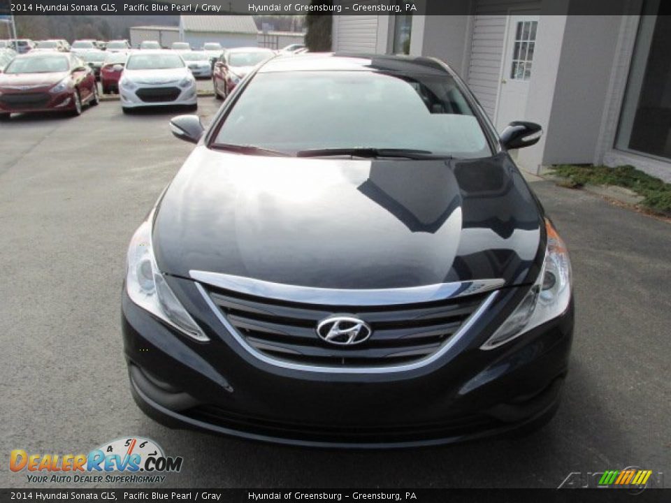2014 Hyundai Sonata GLS Pacific Blue Pearl / Gray Photo #4
