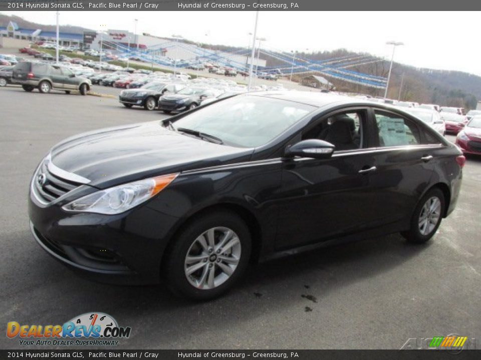 2014 Hyundai Sonata GLS Pacific Blue Pearl / Gray Photo #5