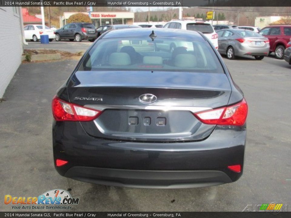 2014 Hyundai Sonata GLS Pacific Blue Pearl / Gray Photo #6