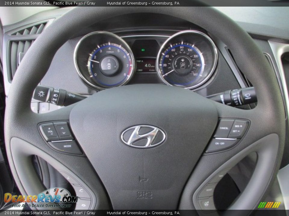 2014 Hyundai Sonata GLS Pacific Blue Pearl / Gray Photo #7
