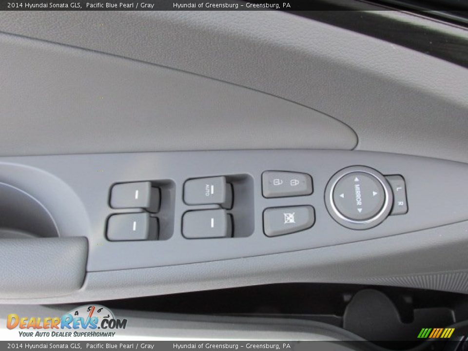 2014 Hyundai Sonata GLS Pacific Blue Pearl / Gray Photo #8