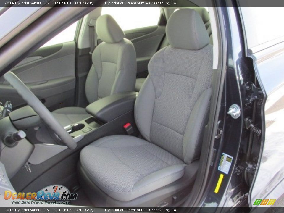 2014 Hyundai Sonata GLS Pacific Blue Pearl / Gray Photo #10