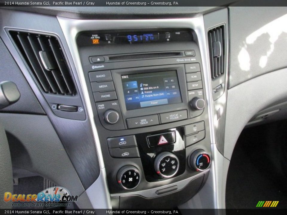 2014 Hyundai Sonata GLS Pacific Blue Pearl / Gray Photo #12
