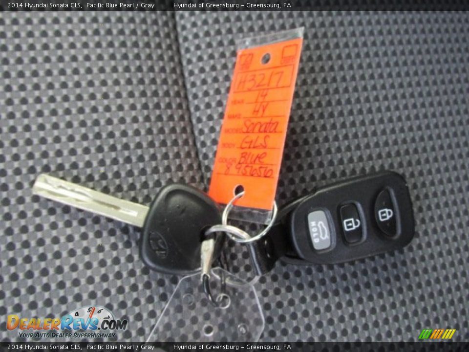 2014 Hyundai Sonata GLS Pacific Blue Pearl / Gray Photo #19