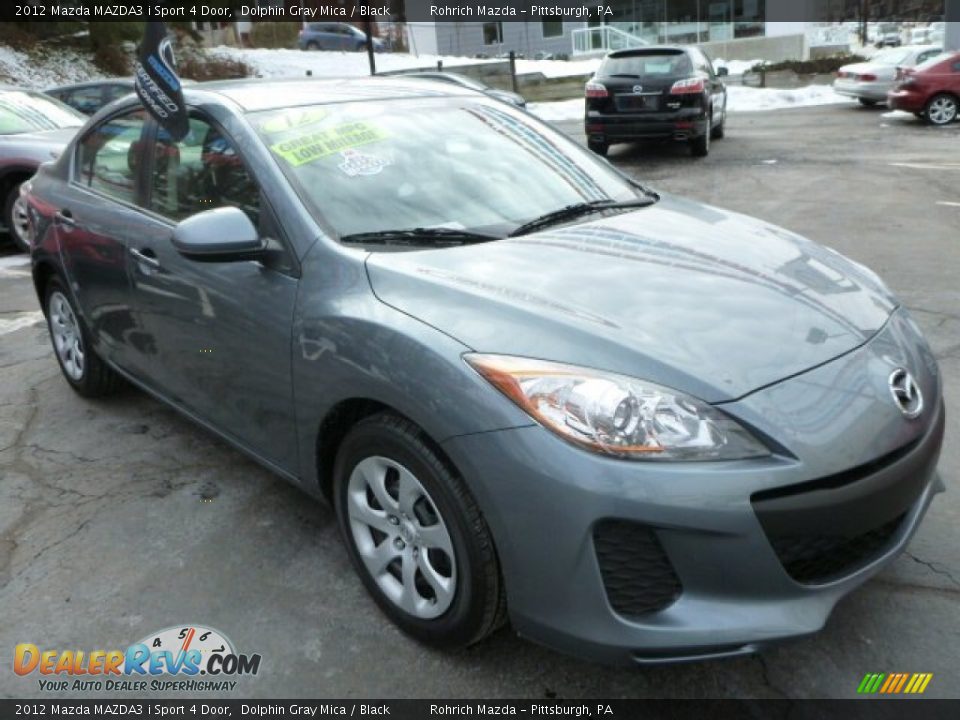Front 3/4 View of 2012 Mazda MAZDA3 i Sport 4 Door Photo #3