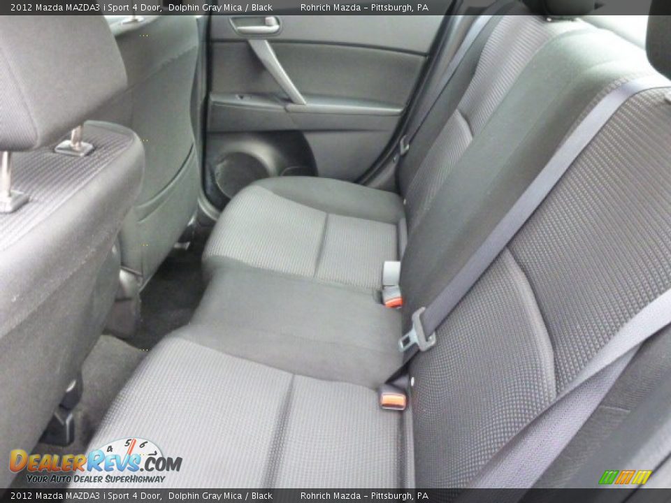 2012 Mazda MAZDA3 i Sport 4 Door Dolphin Gray Mica / Black Photo #5