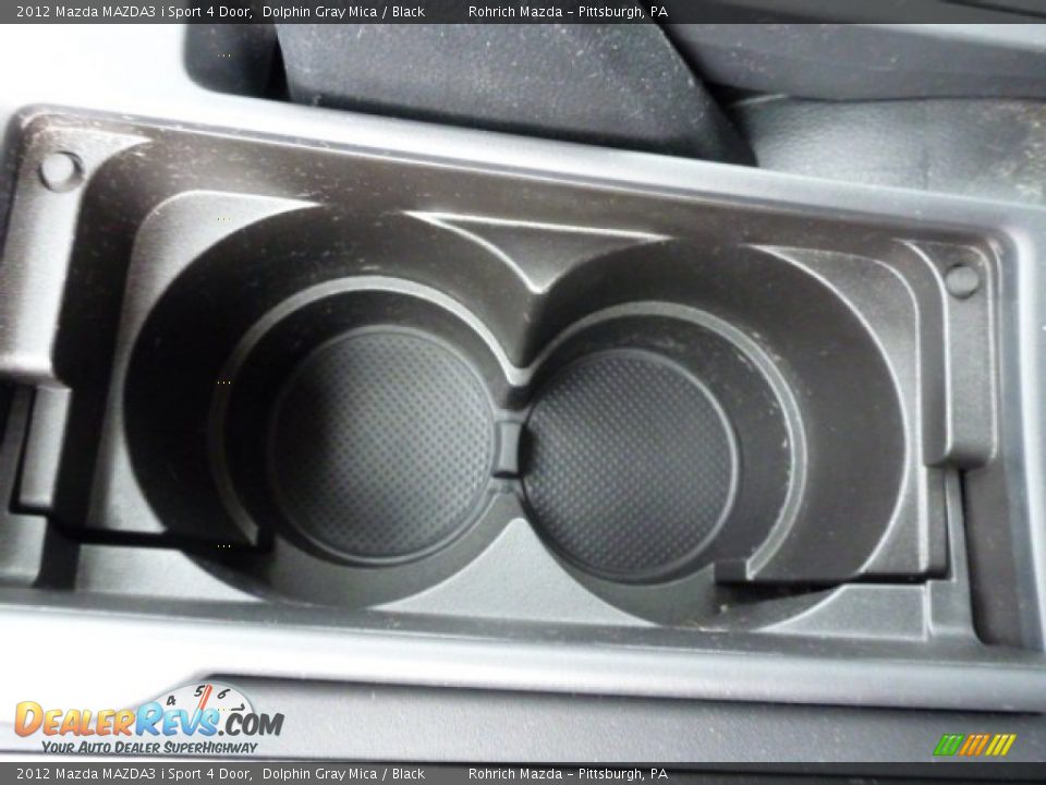 2012 Mazda MAZDA3 i Sport 4 Door Dolphin Gray Mica / Black Photo #21