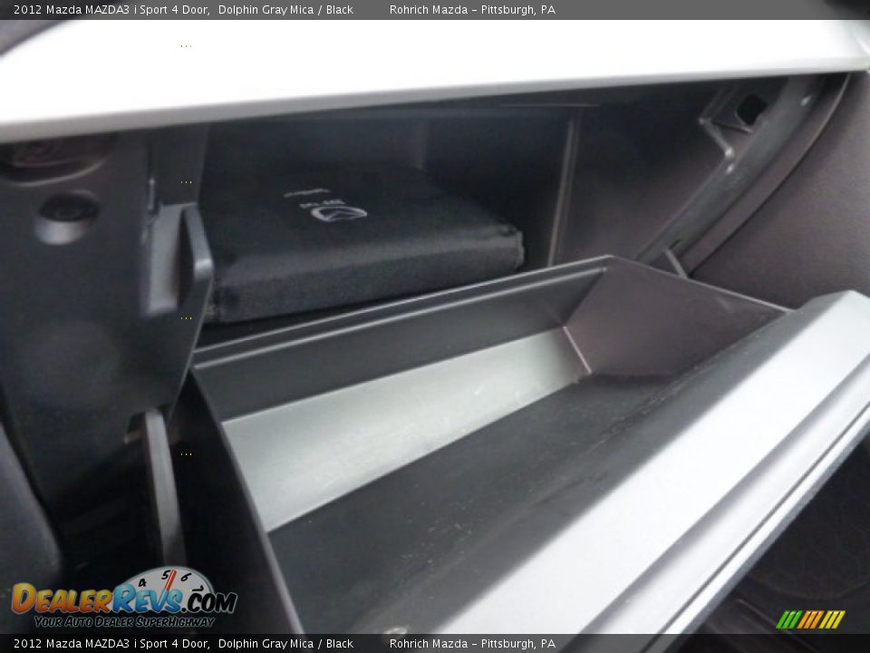 2012 Mazda MAZDA3 i Sport 4 Door Dolphin Gray Mica / Black Photo #22