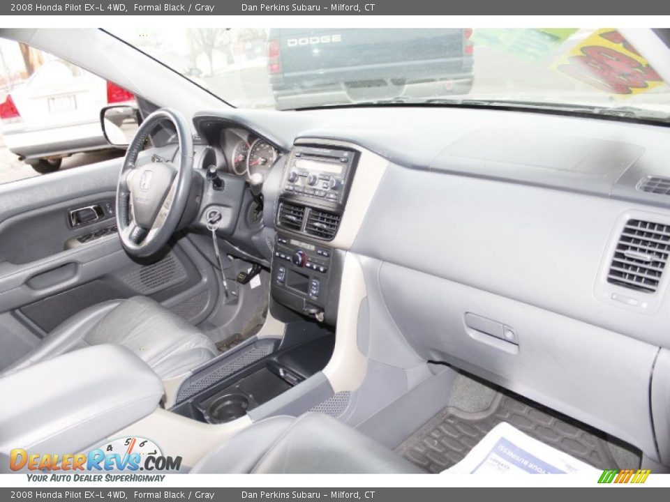 2008 Honda Pilot EX-L 4WD Formal Black / Gray Photo #9
