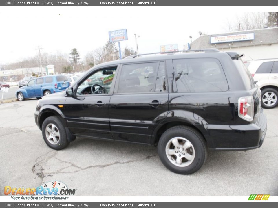 2008 Honda Pilot EX-L 4WD Formal Black / Gray Photo #11