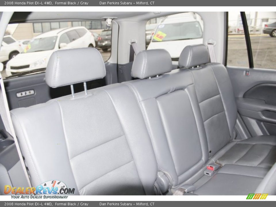2008 Honda Pilot EX-L 4WD Formal Black / Gray Photo #15