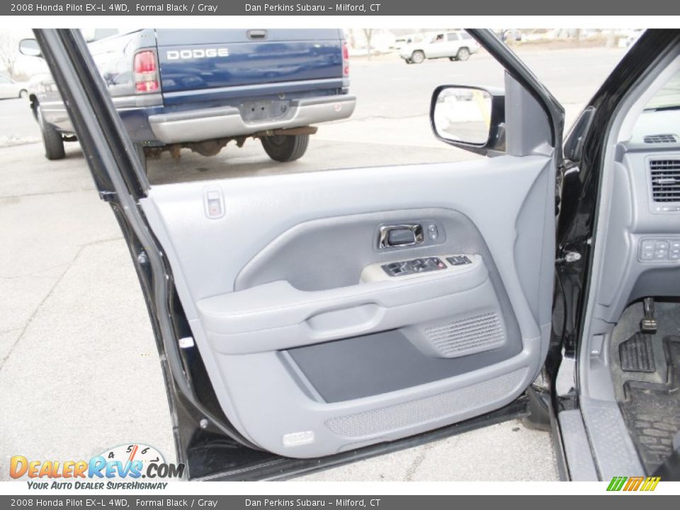 2008 Honda Pilot EX-L 4WD Formal Black / Gray Photo #18