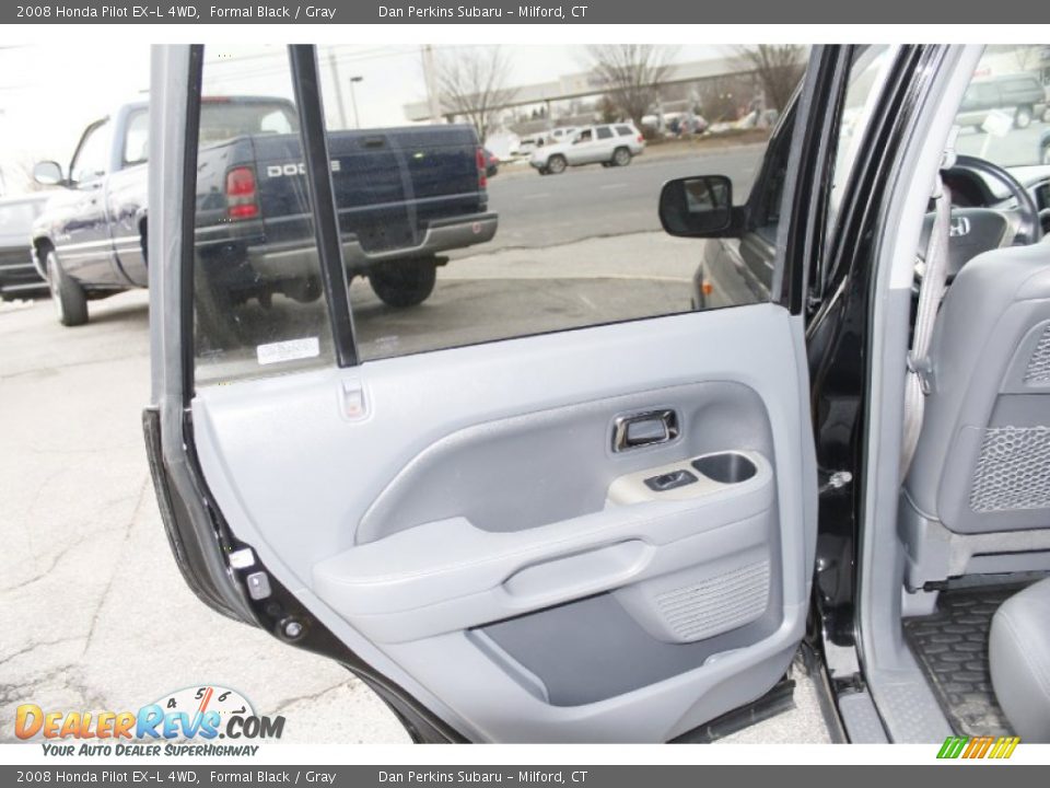 2008 Honda Pilot EX-L 4WD Formal Black / Gray Photo #19