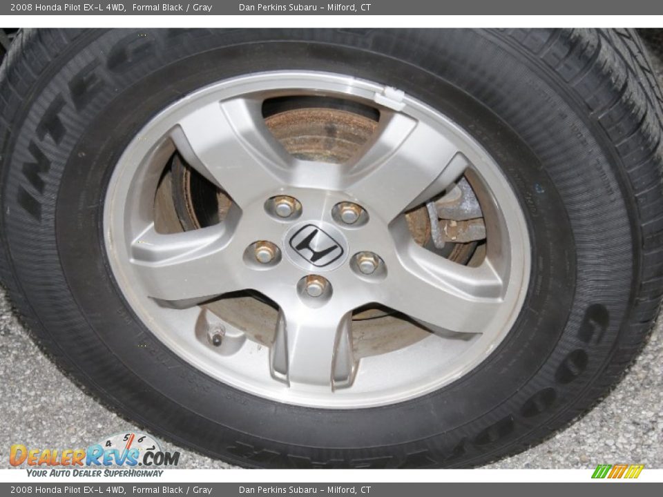 2008 Honda Pilot EX-L 4WD Formal Black / Gray Photo #20