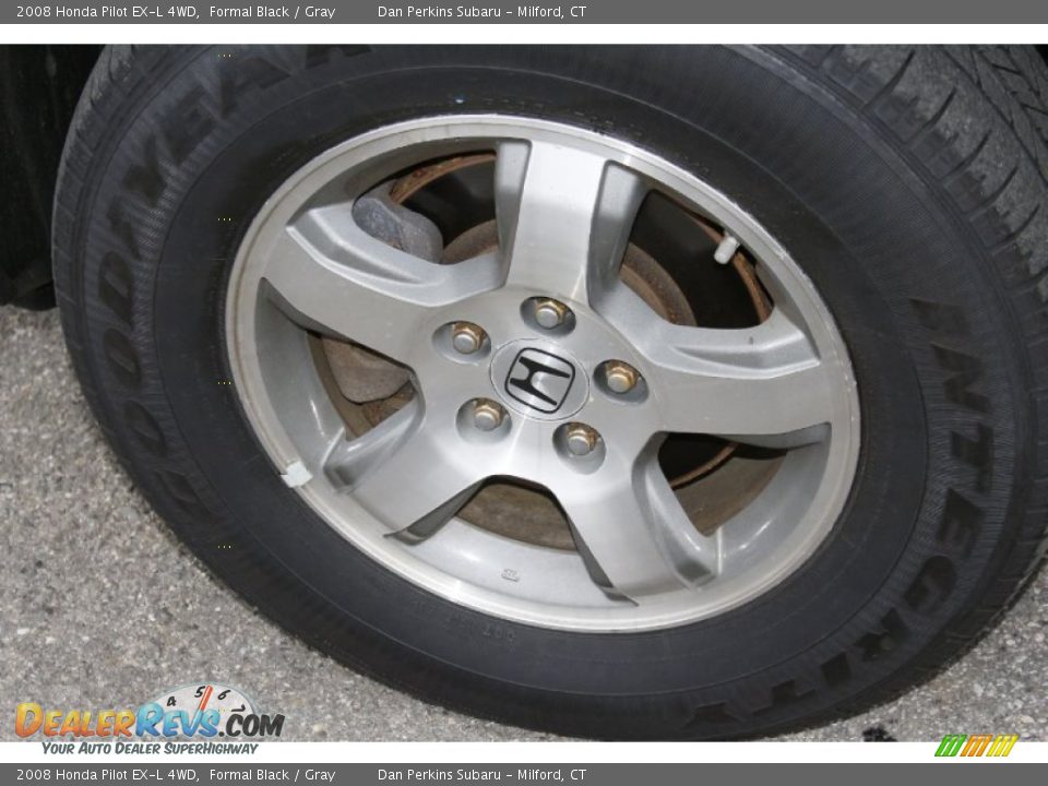 2008 Honda Pilot EX-L 4WD Formal Black / Gray Photo #21