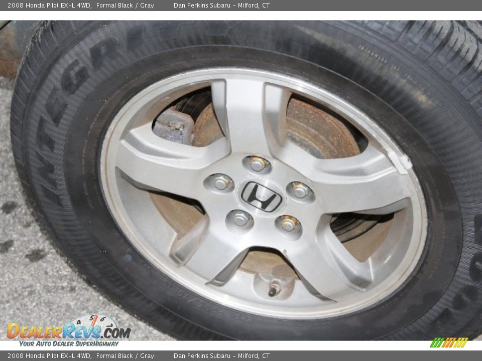 2008 Honda Pilot EX-L 4WD Formal Black / Gray Photo #22
