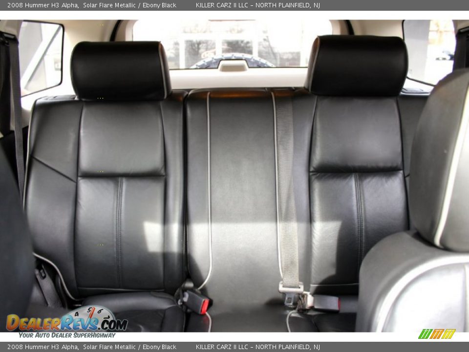 Rear Seat of 2008 Hummer H3 Alpha Photo #9
