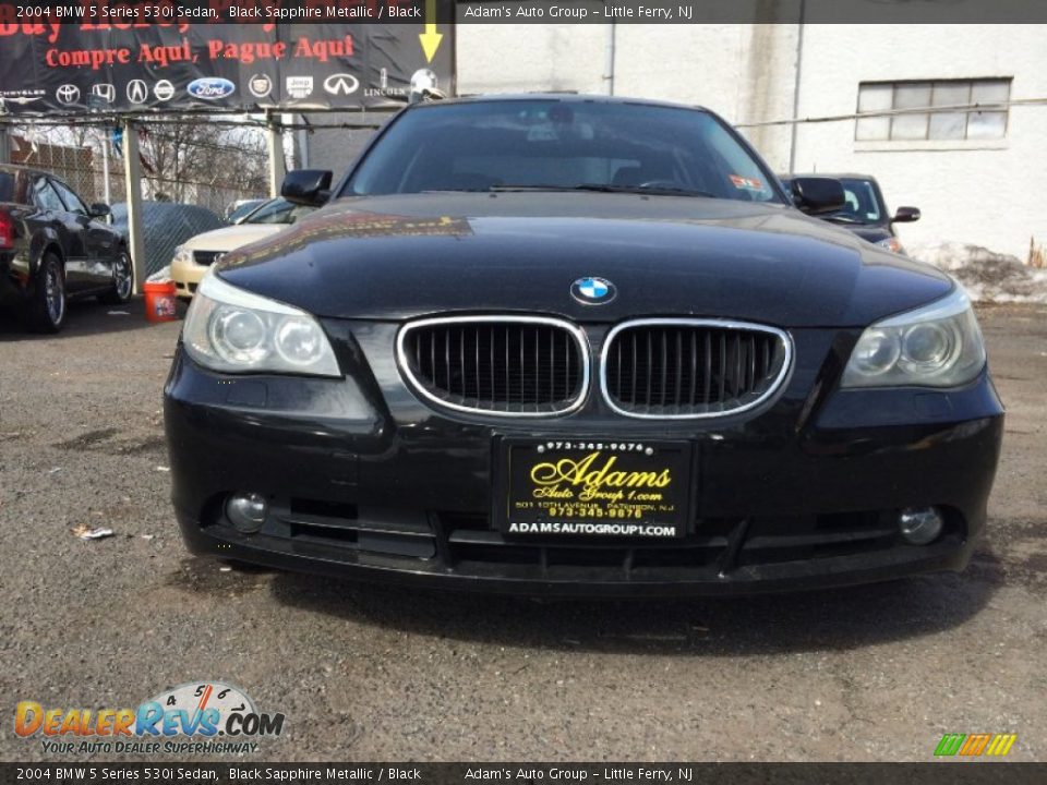 2004 BMW 5 Series 530i Sedan Black Sapphire Metallic / Black Photo #3