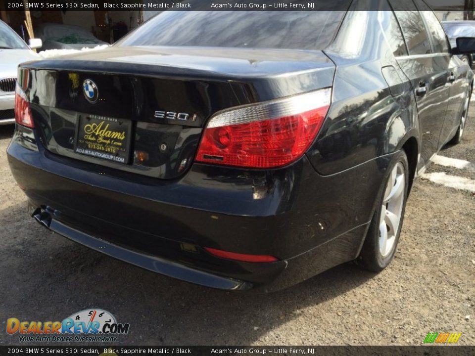 2004 BMW 5 Series 530i Sedan Black Sapphire Metallic / Black Photo #5