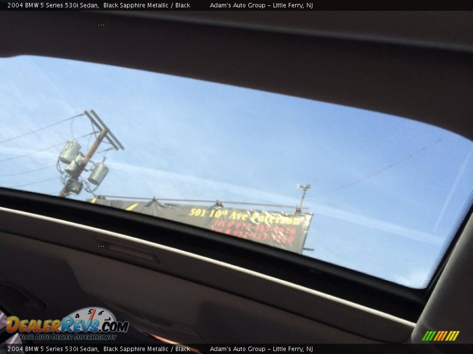 2004 BMW 5 Series 530i Sedan Black Sapphire Metallic / Black Photo #9
