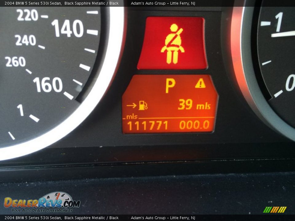 2004 BMW 5 Series 530i Sedan Black Sapphire Metallic / Black Photo #12