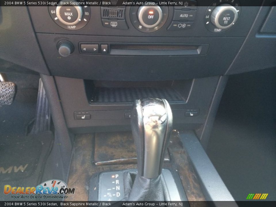 2004 BMW 5 Series 530i Sedan Black Sapphire Metallic / Black Photo #14