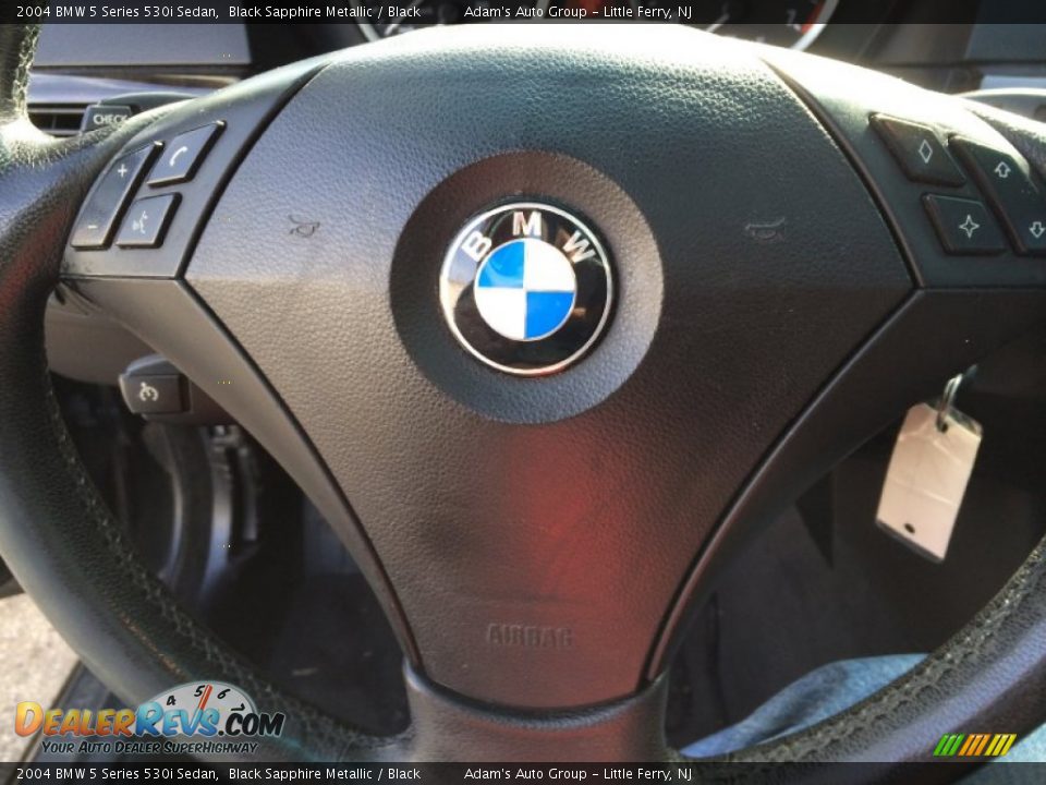 2004 BMW 5 Series 530i Sedan Black Sapphire Metallic / Black Photo #15
