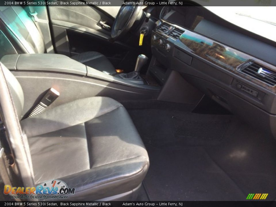 2004 BMW 5 Series 530i Sedan Black Sapphire Metallic / Black Photo #17
