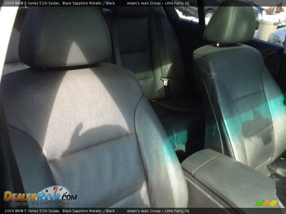 2004 BMW 5 Series 530i Sedan Black Sapphire Metallic / Black Photo #18