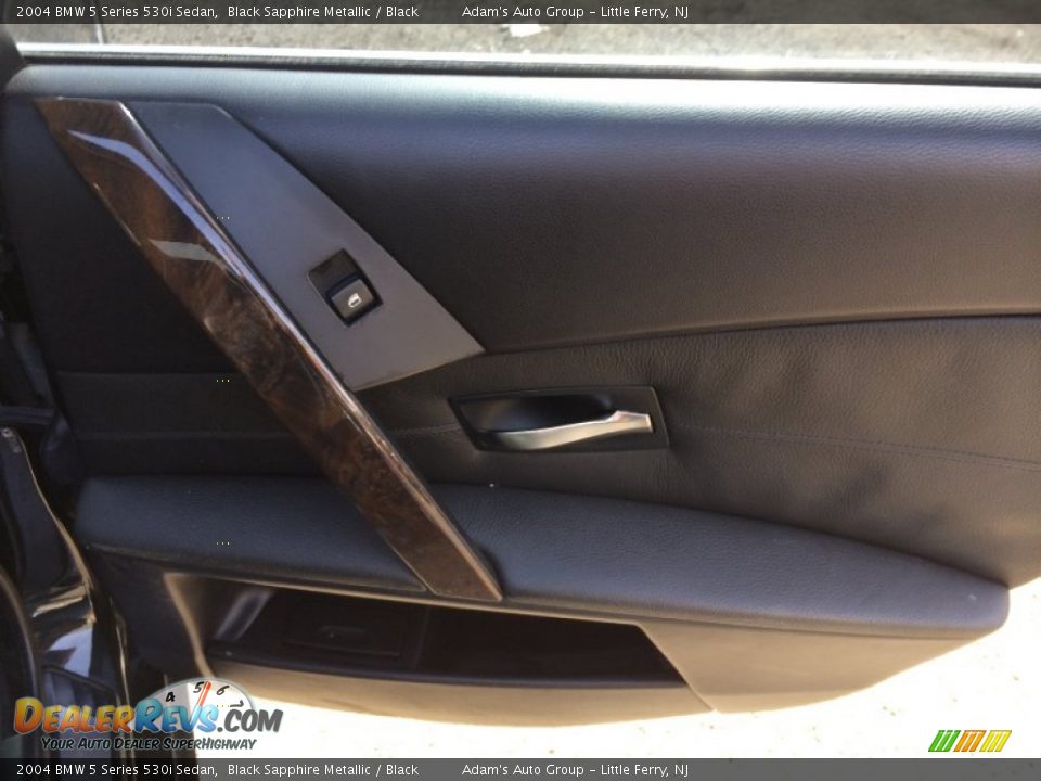 2004 BMW 5 Series 530i Sedan Black Sapphire Metallic / Black Photo #19
