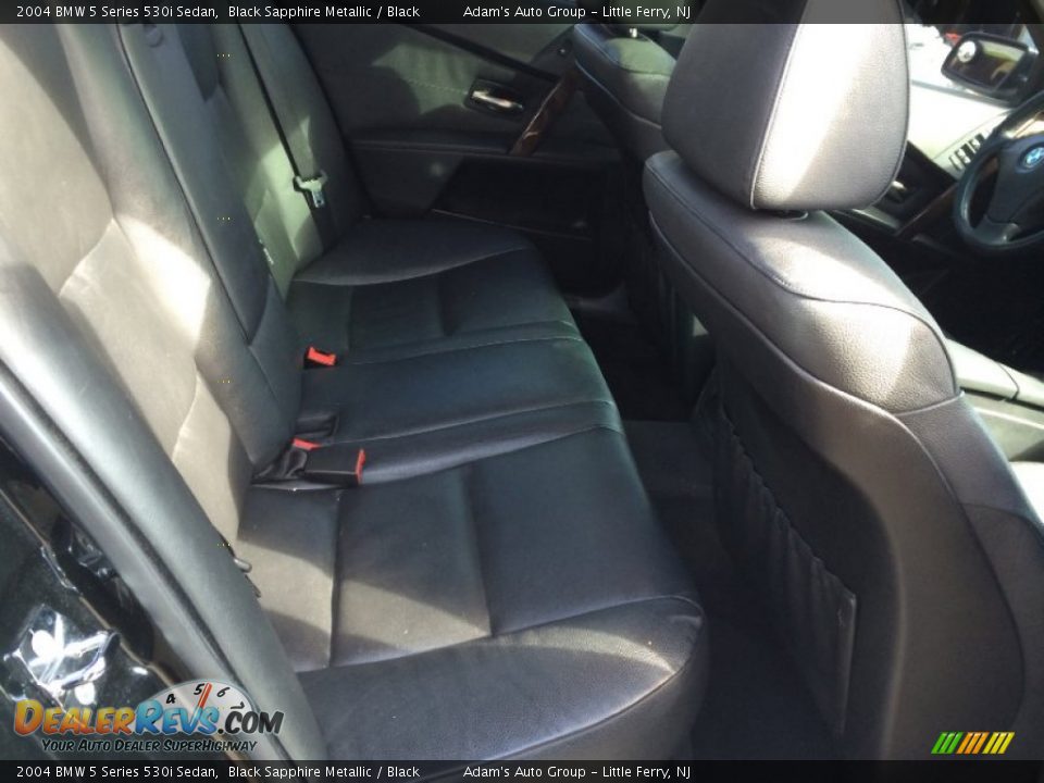 2004 BMW 5 Series 530i Sedan Black Sapphire Metallic / Black Photo #20
