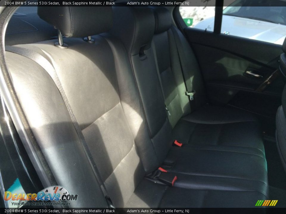 2004 BMW 5 Series 530i Sedan Black Sapphire Metallic / Black Photo #21