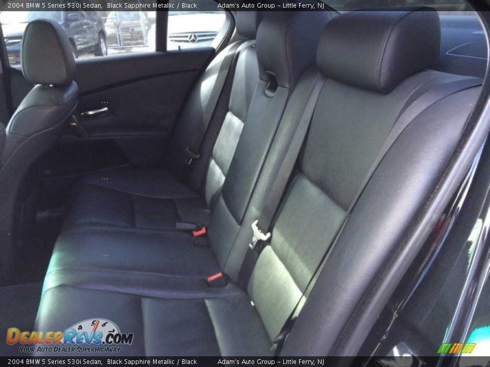 2004 BMW 5 Series 530i Sedan Black Sapphire Metallic / Black Photo #23