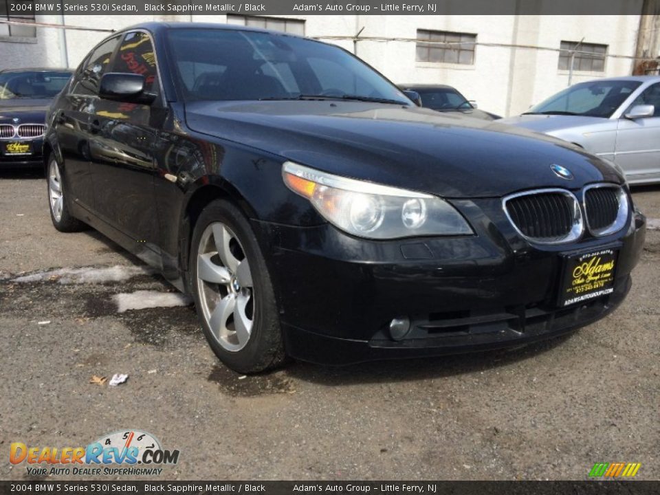 2004 BMW 5 Series 530i Sedan Black Sapphire Metallic / Black Photo #27