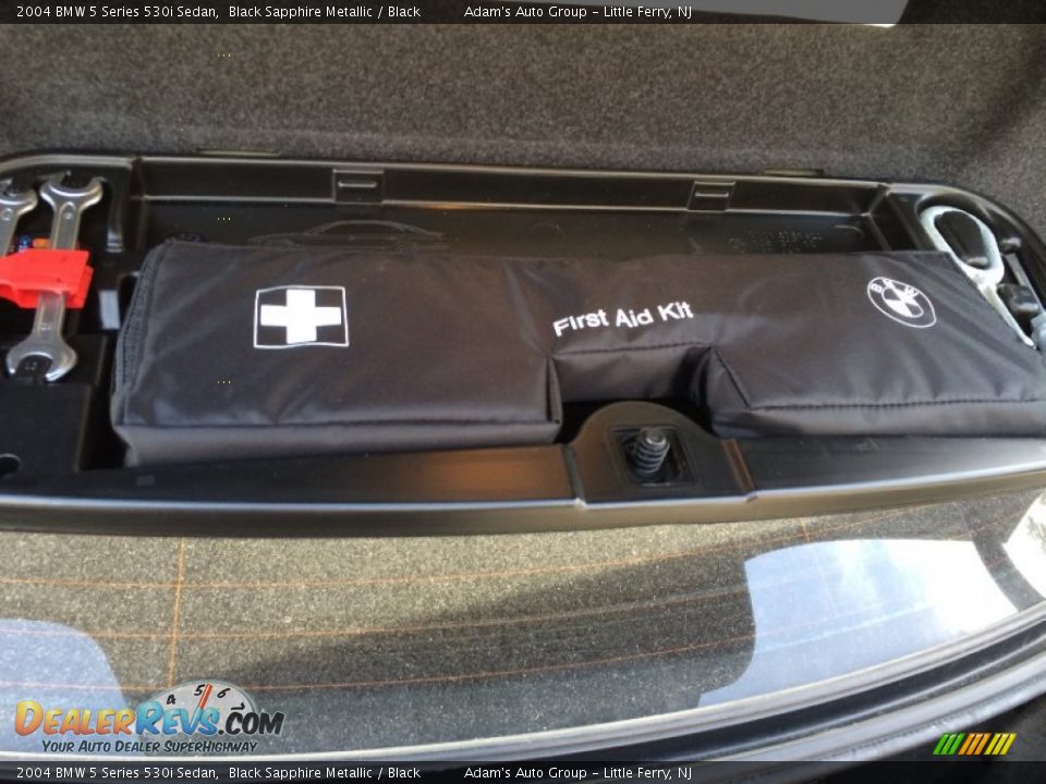 2004 BMW 5 Series 530i Sedan Black Sapphire Metallic / Black Photo #34