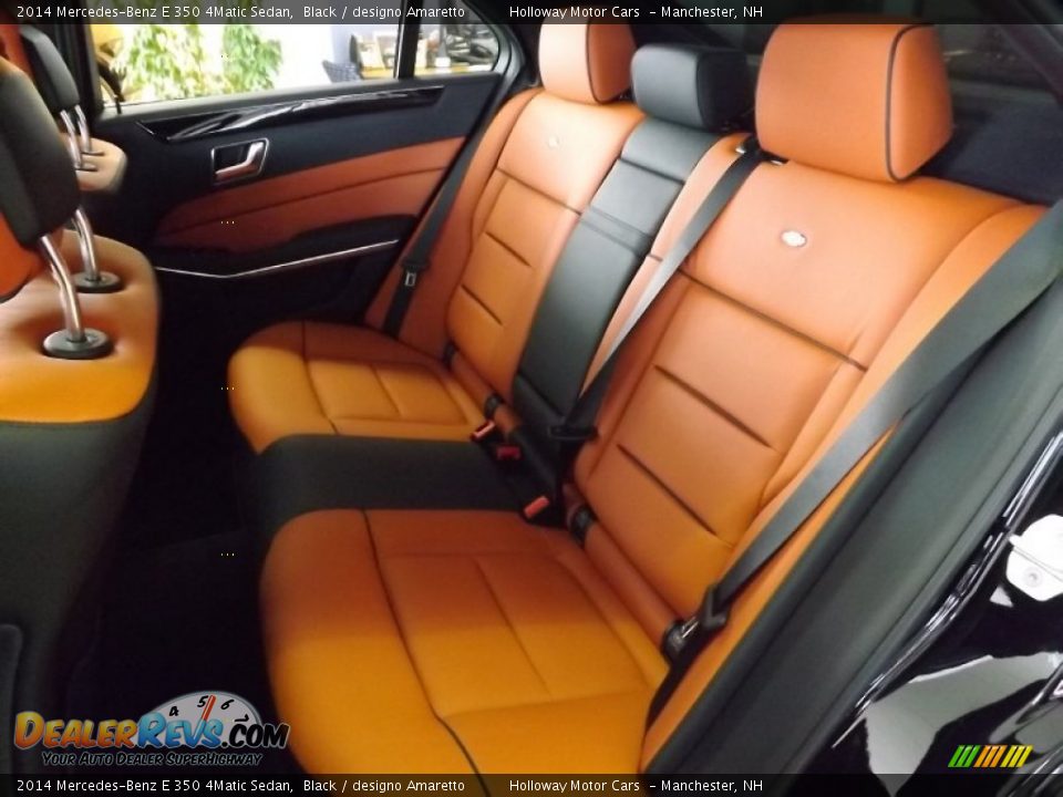 Rear Seat of 2014 Mercedes-Benz E 350 4Matic Sedan Photo #5