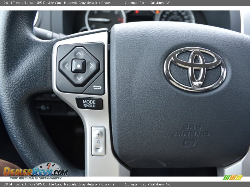 2014 Toyota Tundra SR5 Double Cab Magnetic Gray Metallic / Graphite Photo #23