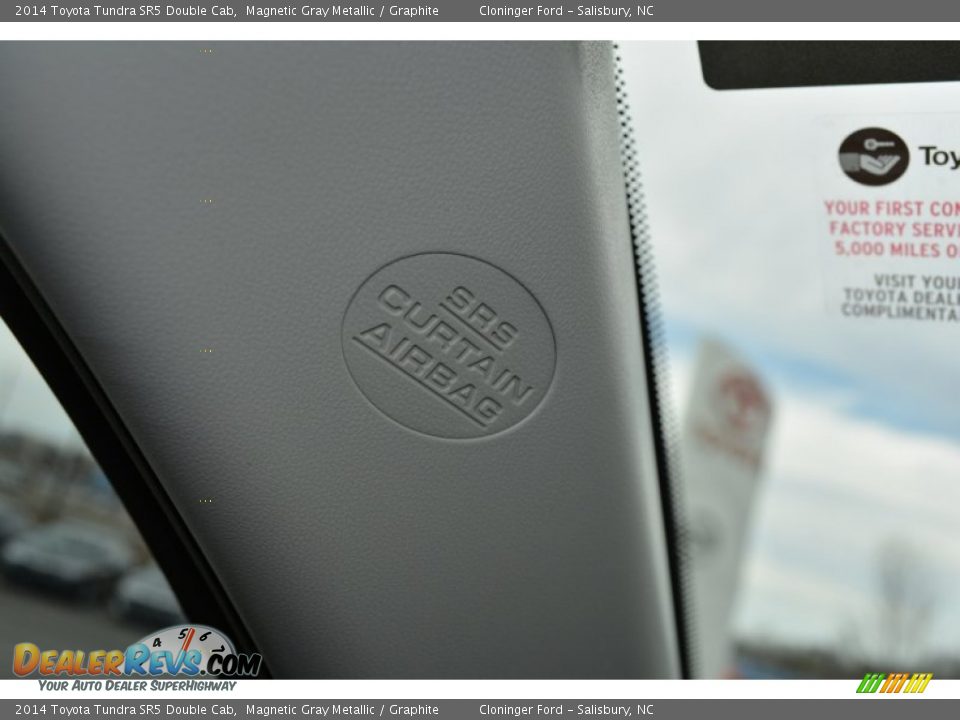 2014 Toyota Tundra SR5 Double Cab Magnetic Gray Metallic / Graphite Photo #28