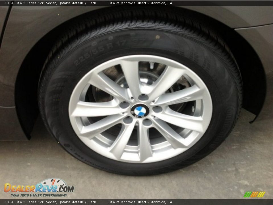 2014 BMW 5 Series 528i Sedan Jotoba Metallic / Black Photo #2