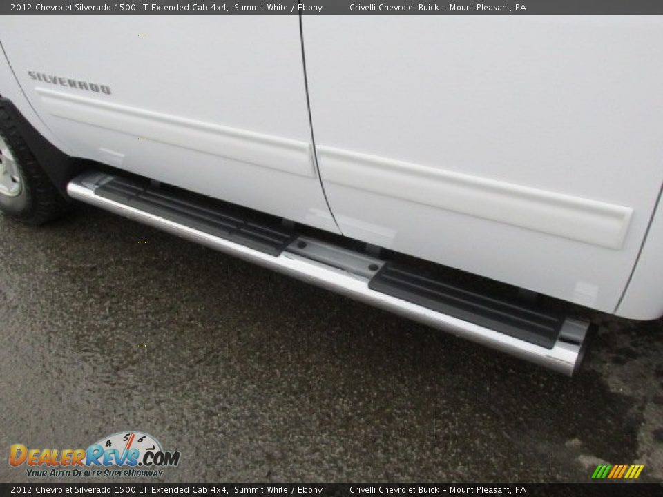 2012 Chevrolet Silverado 1500 LT Extended Cab 4x4 Summit White / Ebony Photo #4