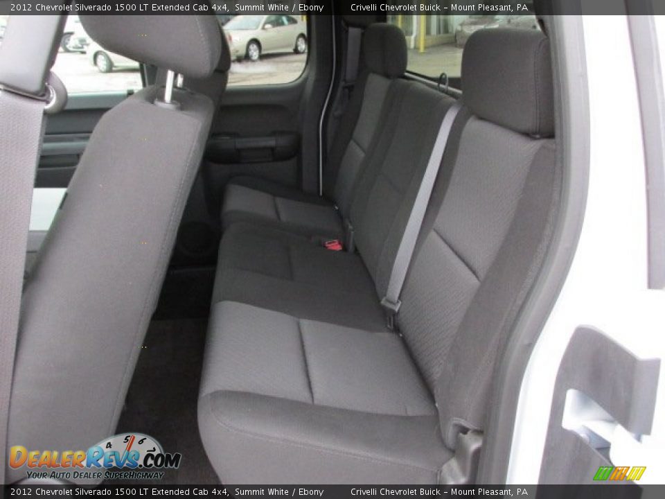 2012 Chevrolet Silverado 1500 LT Extended Cab 4x4 Summit White / Ebony Photo #17