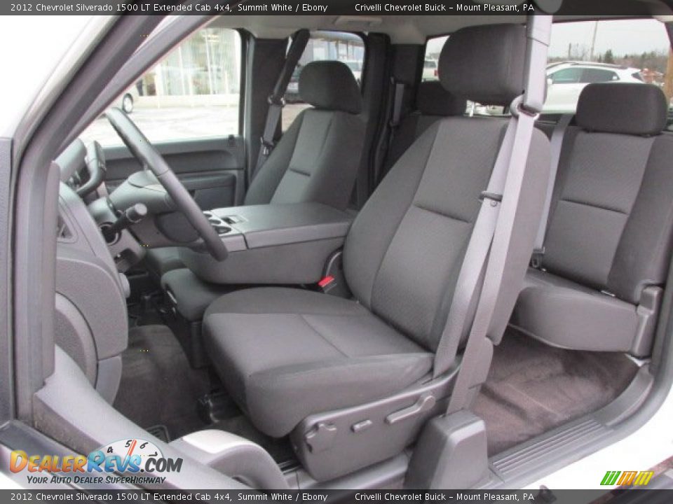 2012 Chevrolet Silverado 1500 LT Extended Cab 4x4 Summit White / Ebony Photo #18