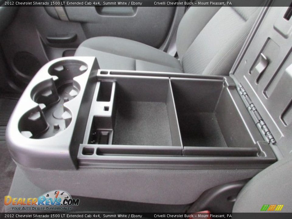 2012 Chevrolet Silverado 1500 LT Extended Cab 4x4 Summit White / Ebony Photo #22